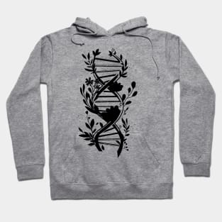 Floral Watercolor DNA flowers trees dna Hoodie